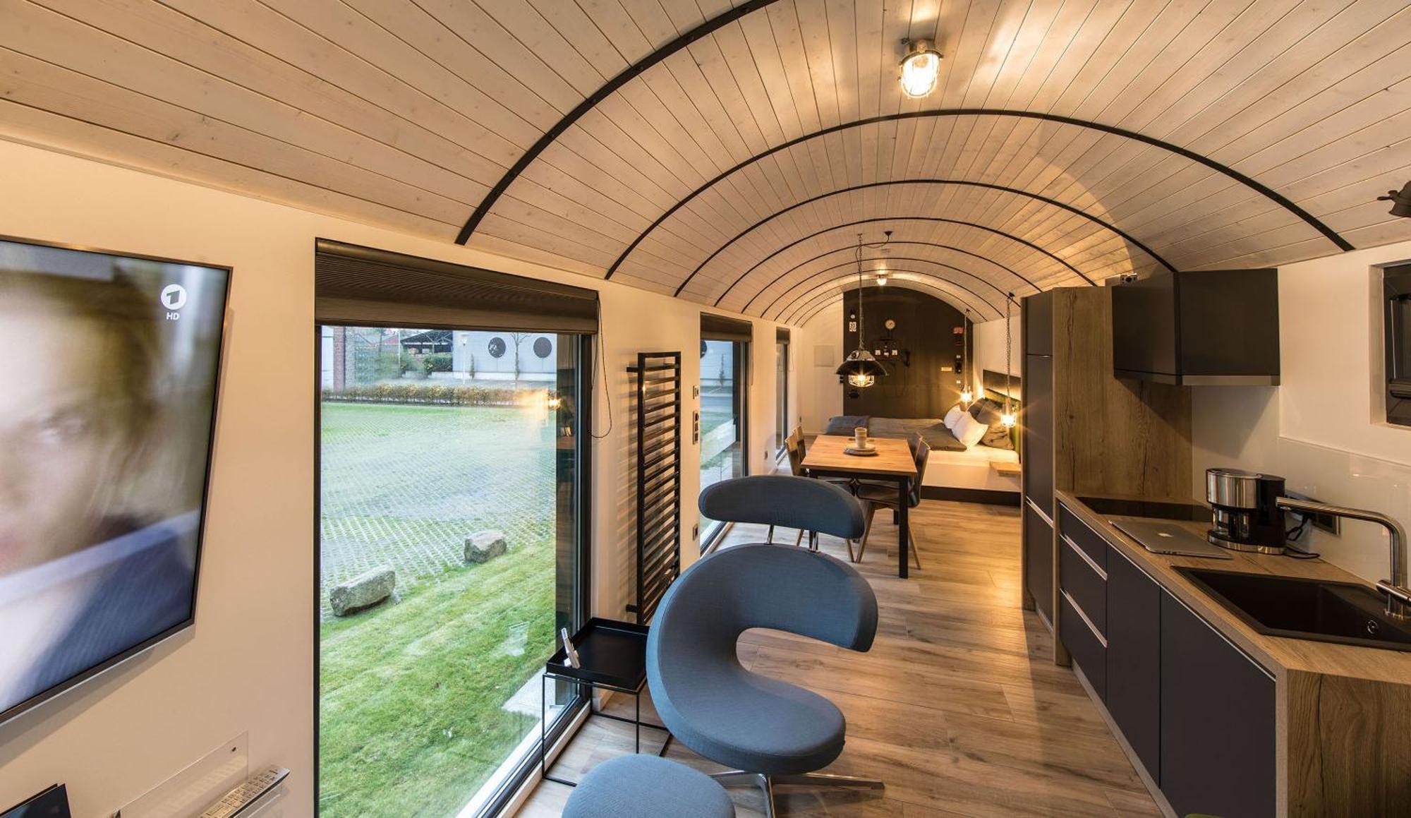 Lokomotel-Waggon, Luxus Appartment Im Eisenbahnwaggon Stadtlohn Exterior foto